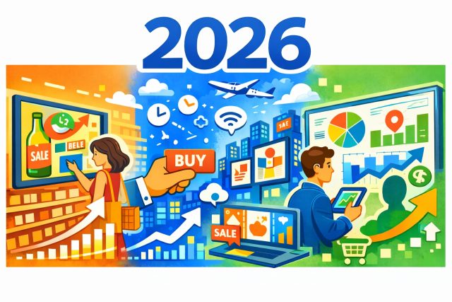 2026年のデジタルサイネージビジネス潮流 ―― 注目は「リテールメディア」「プログラマティック」「新時代の効果計測」